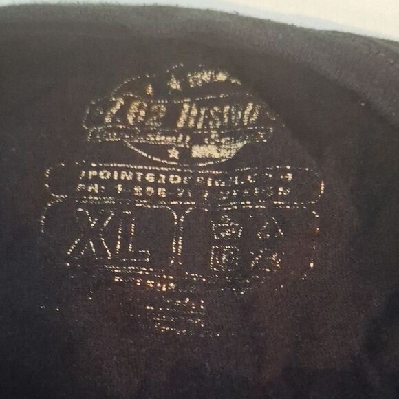 Graphic Black T-Shirt with Red and Gray Design - Picture 6 of 6